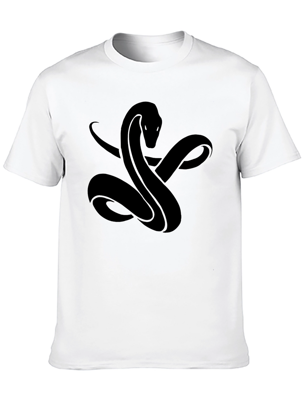 Black Snake Graphic Tee - Stylish Mens T-Shirt