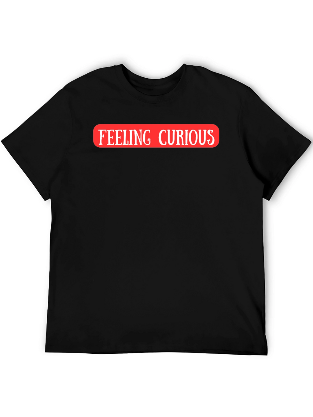 Feeling Curious Graphic T-Shirt - Black