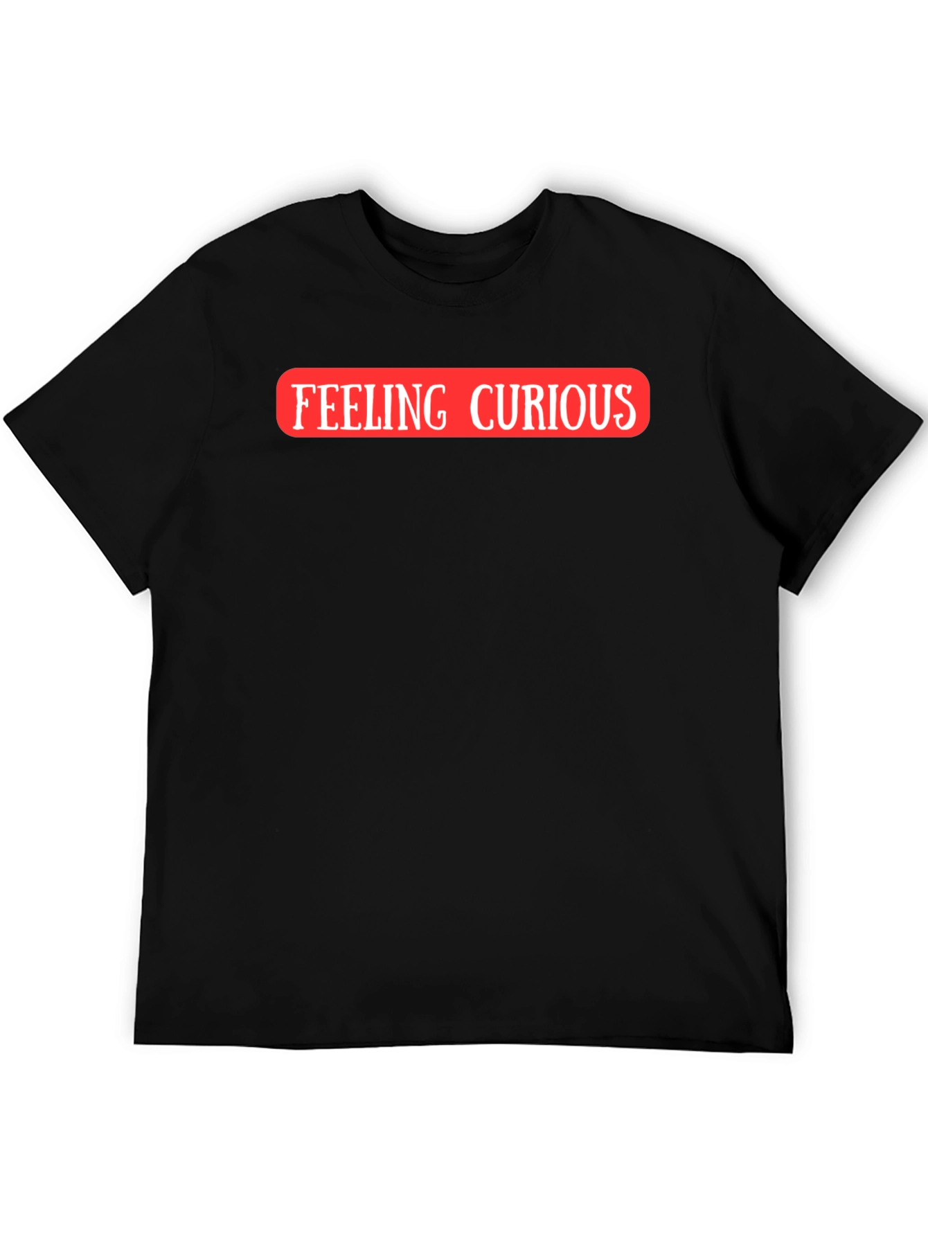 Feeling Curious Graphic T-Shirt - Black