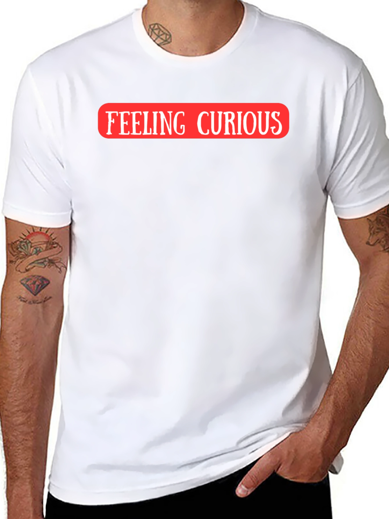 Feeling Curious Graphic T-Shirt - Black