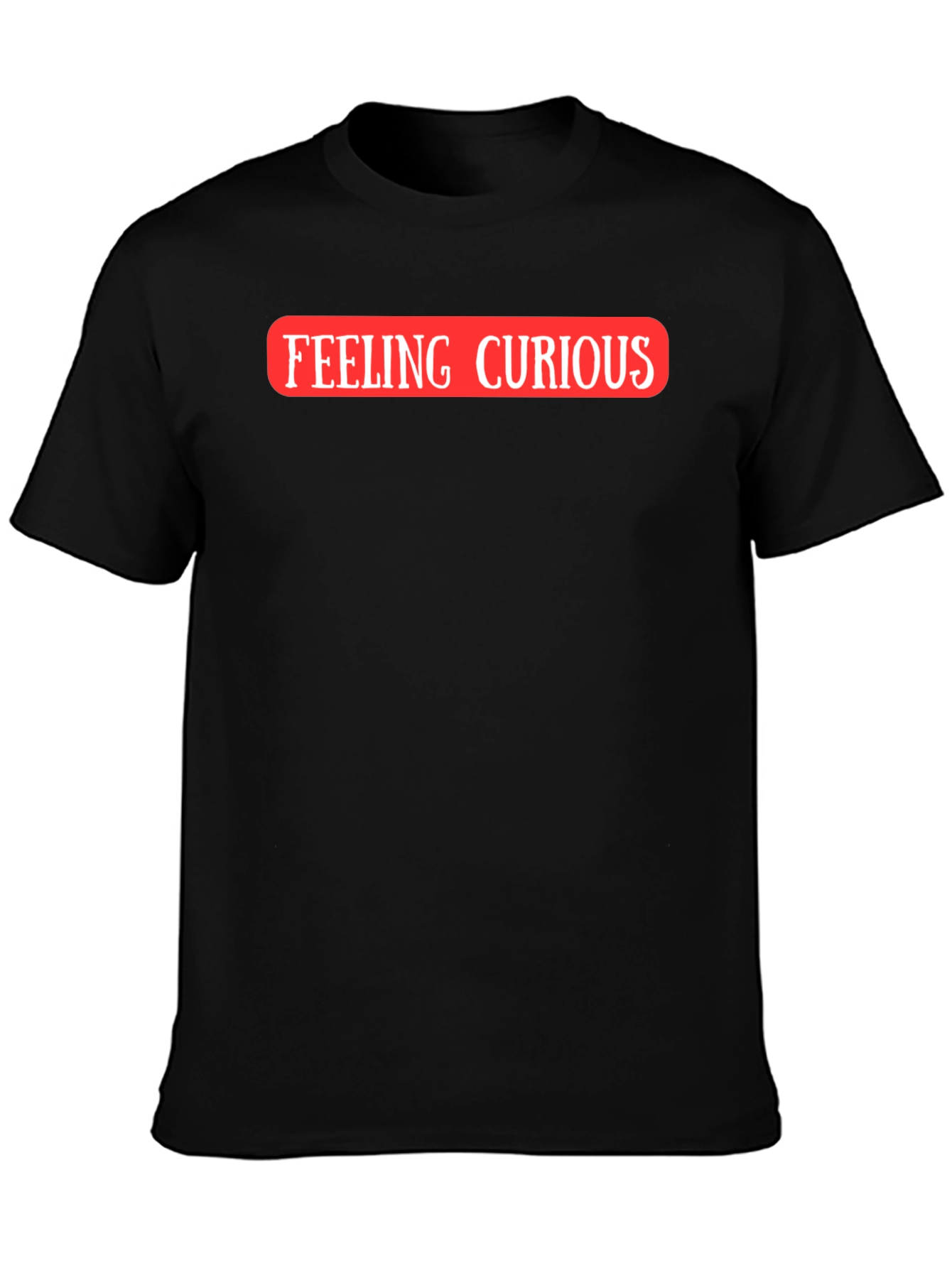 Feeling Curious Graphic T-Shirt - Black