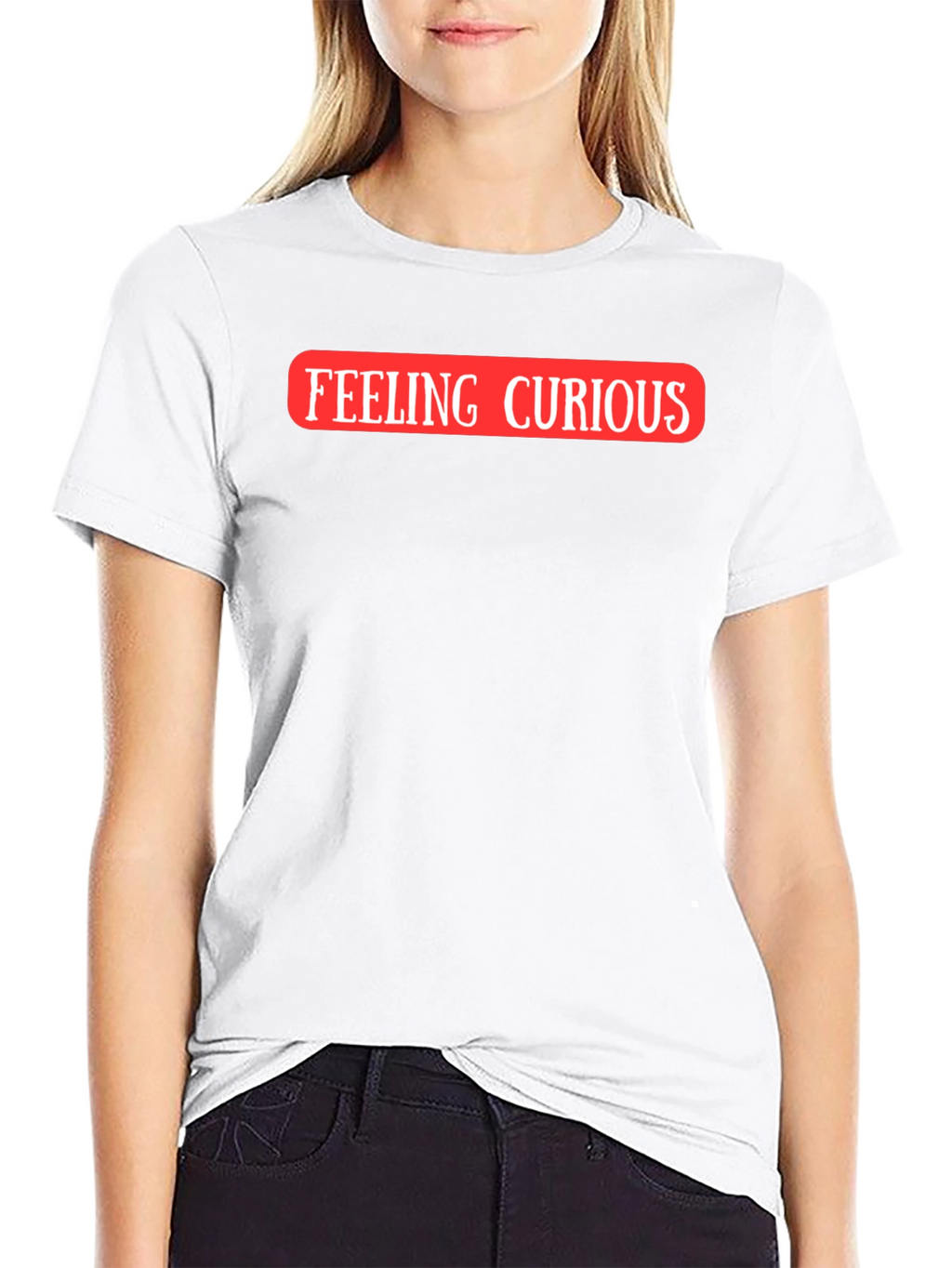 Feeling Curious Graphic T-Shirt - Black