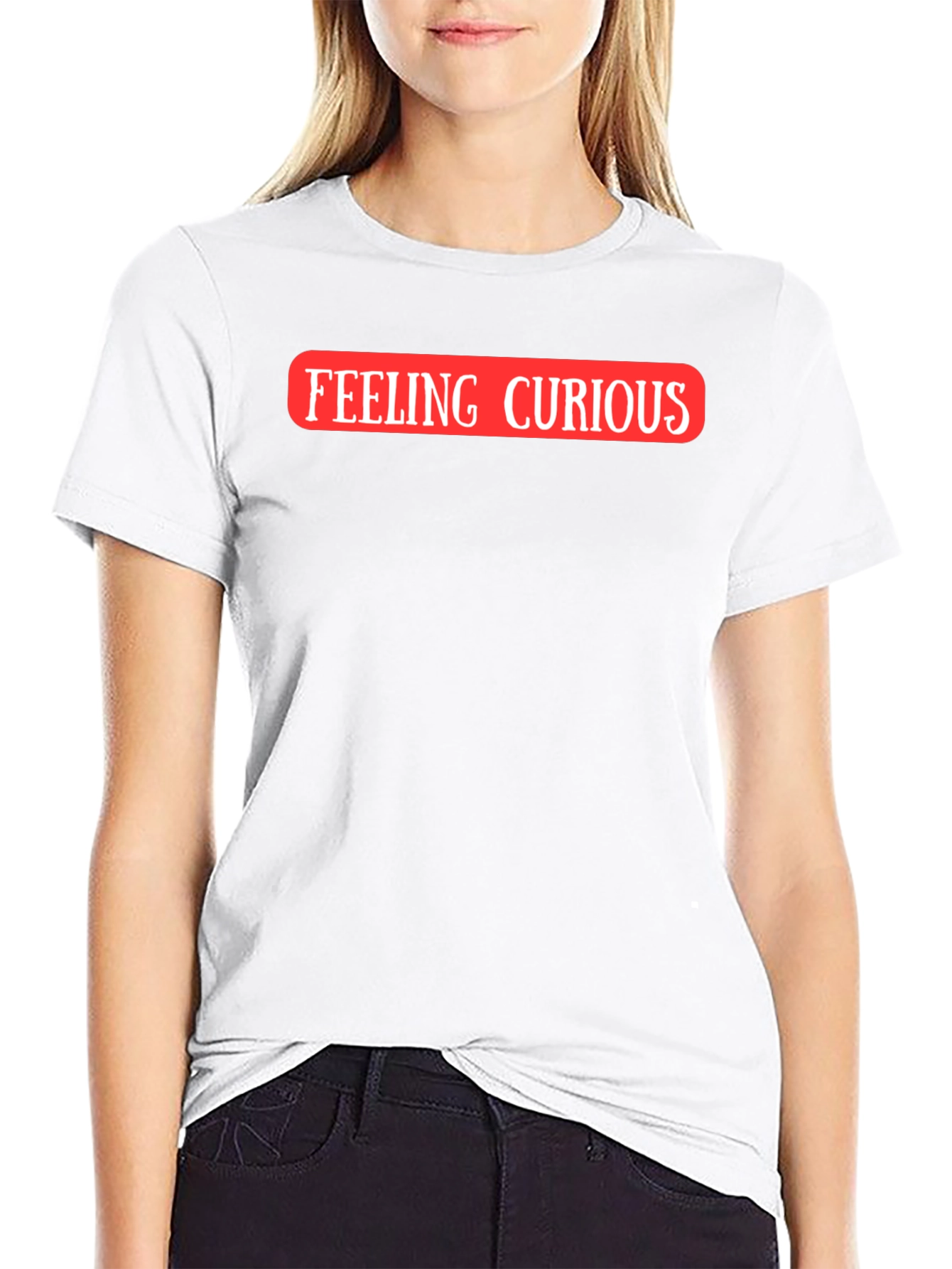 Feeling Curious Graphic T-Shirt - Black