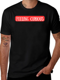 Feeling Curious Graphic T-Shirt - Black