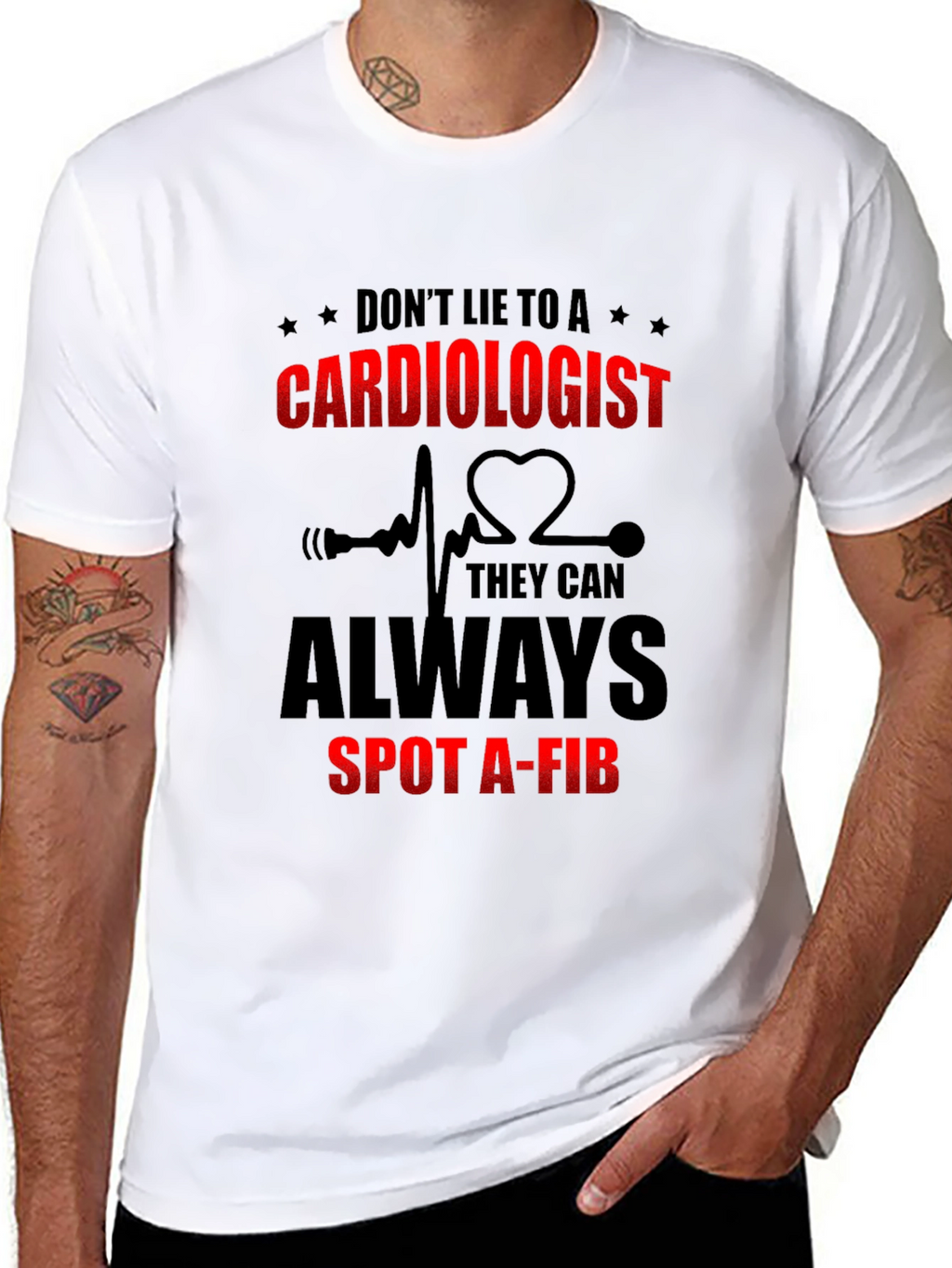 Cardiologist Spot a-fib T-Shirt