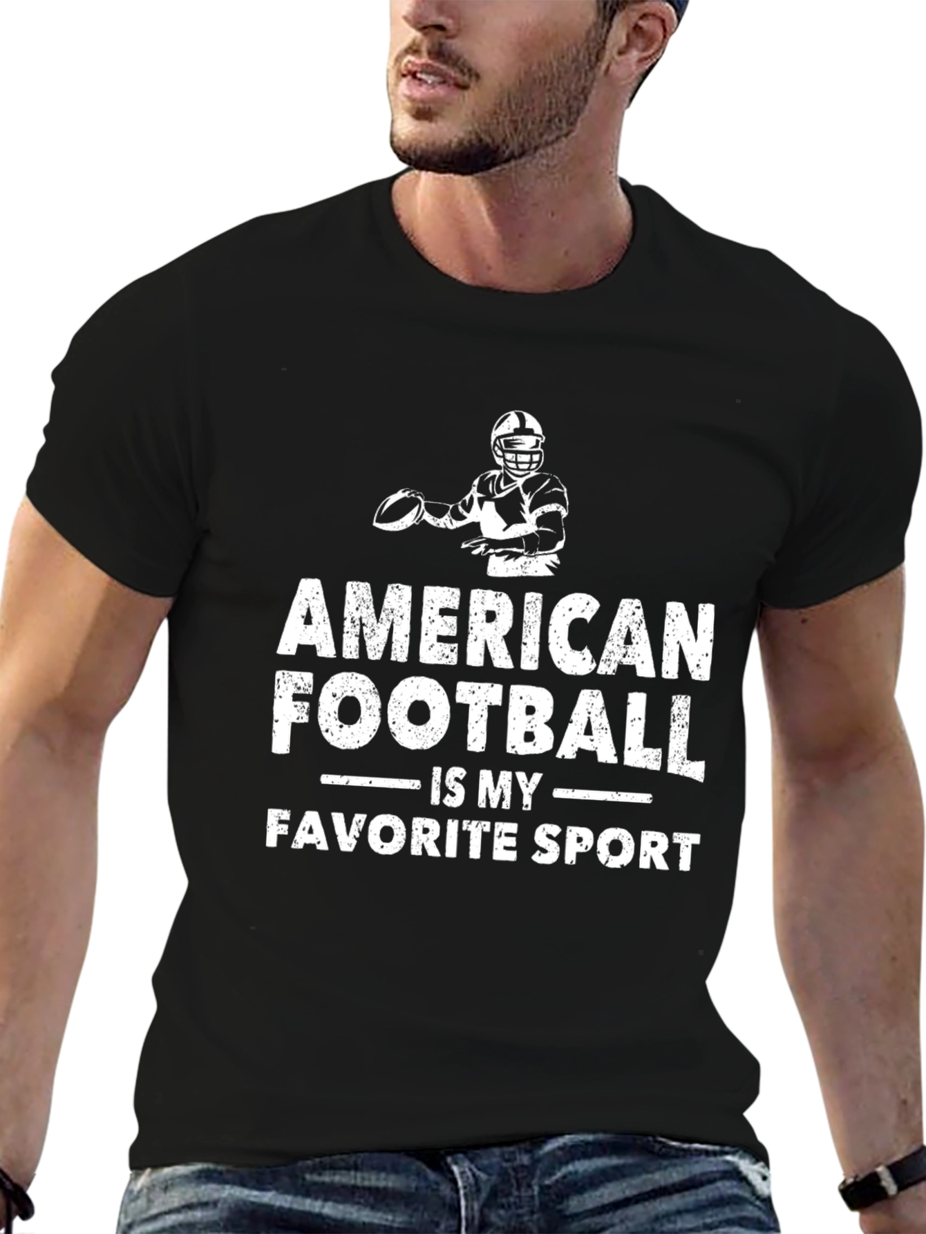 American Football T-Shirt: Favorite Sport Tee