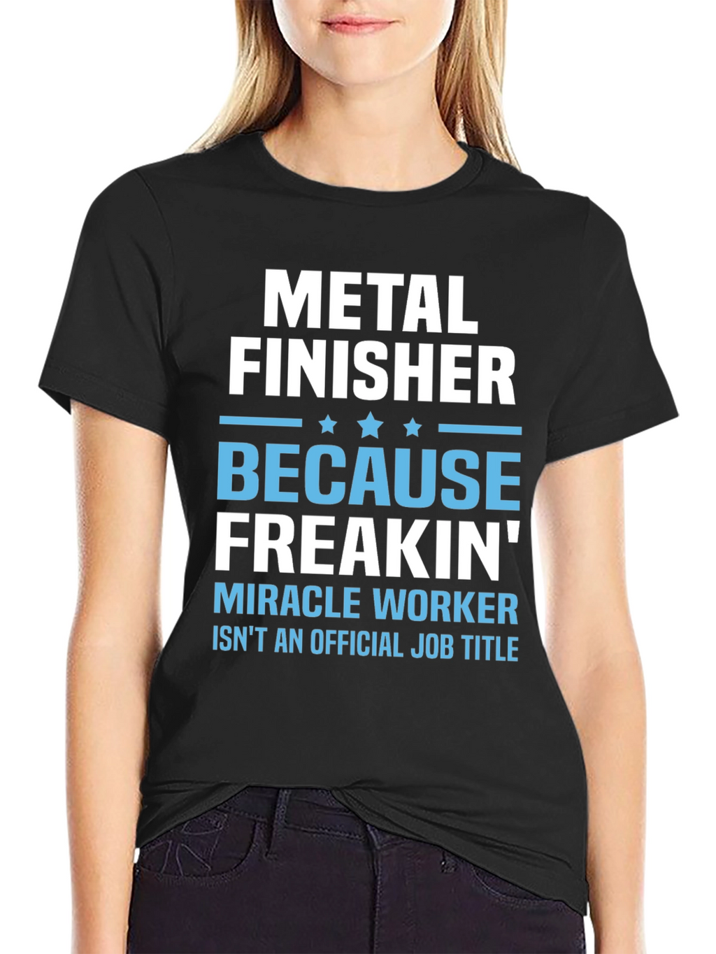 Metal Finisher Funny Job Title T-Shirt