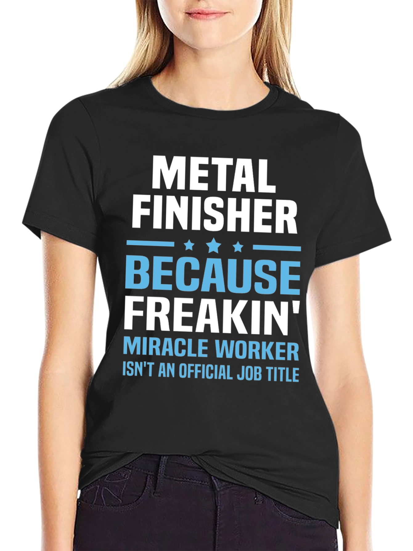 Metal Finisher Funny Job Title T-Shirt