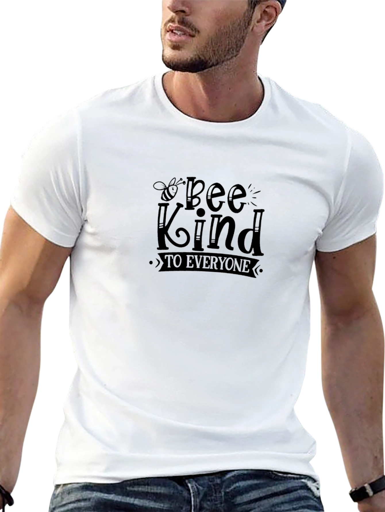 Bee Kind To Everyone Black T-Shirt
