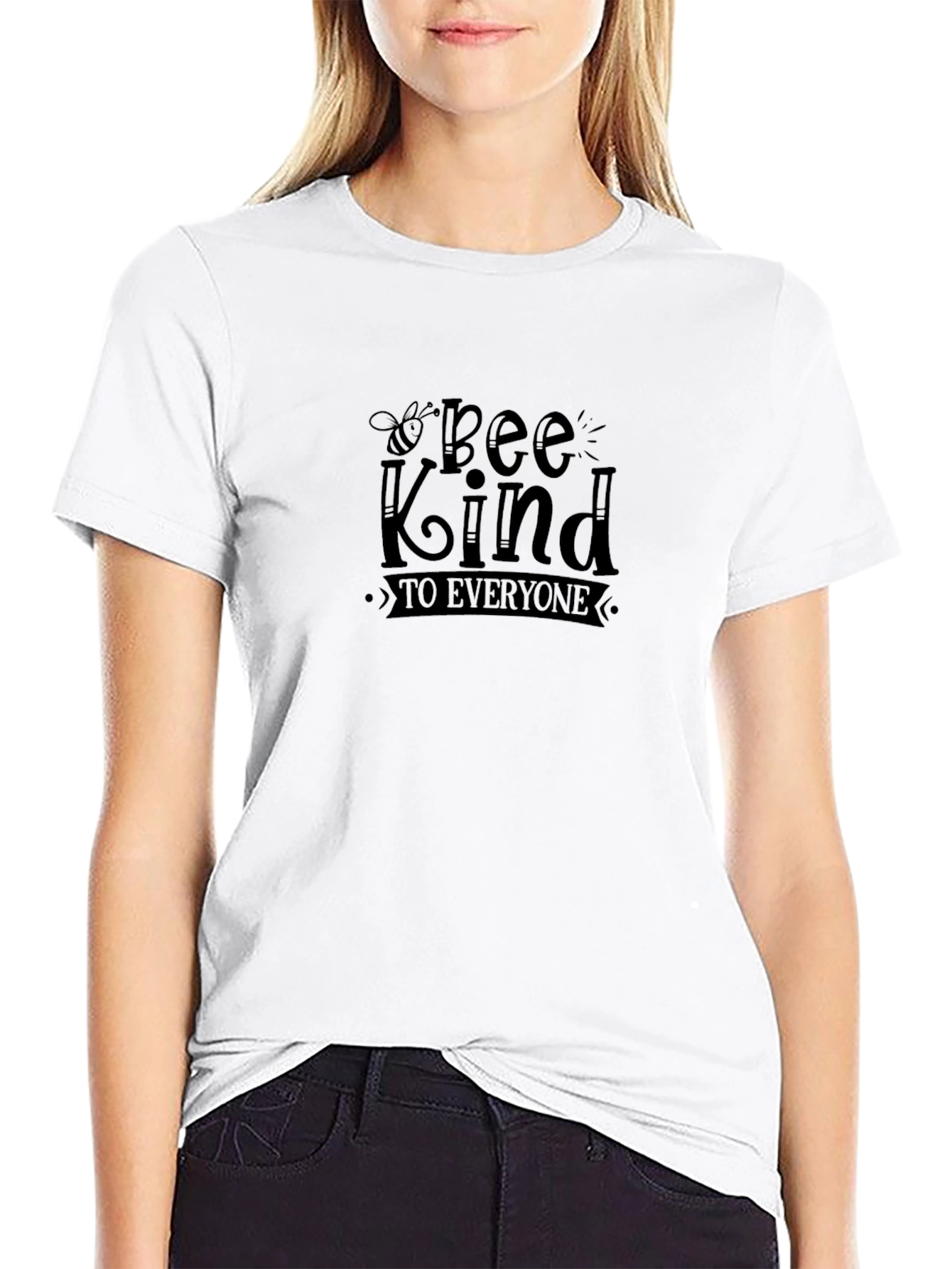 Bee Kind To Everyone Black T-Shirt
