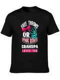 Free Throws or Pink Bows Grandpa T-Shirt