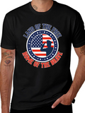 Land of the Free Patriotic Graphic T-Shirt