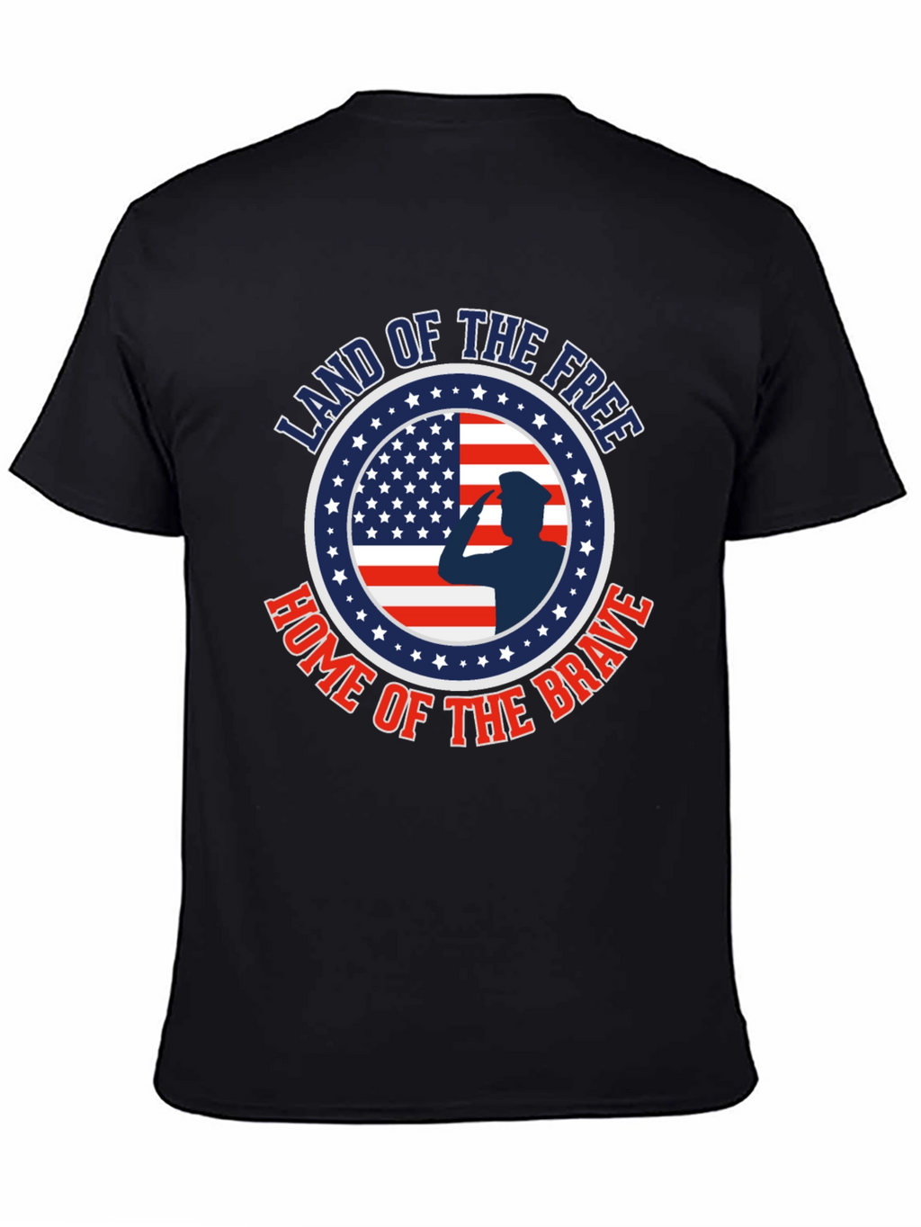 Land of the Free Patriotic Graphic T-Shirt