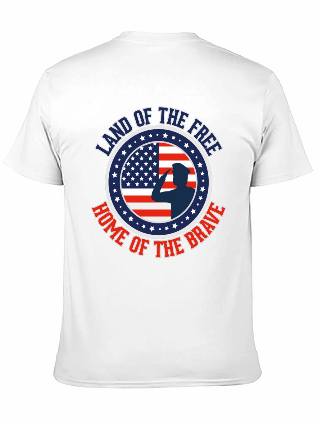 Land of the Free Patriotic Graphic T-Shirt