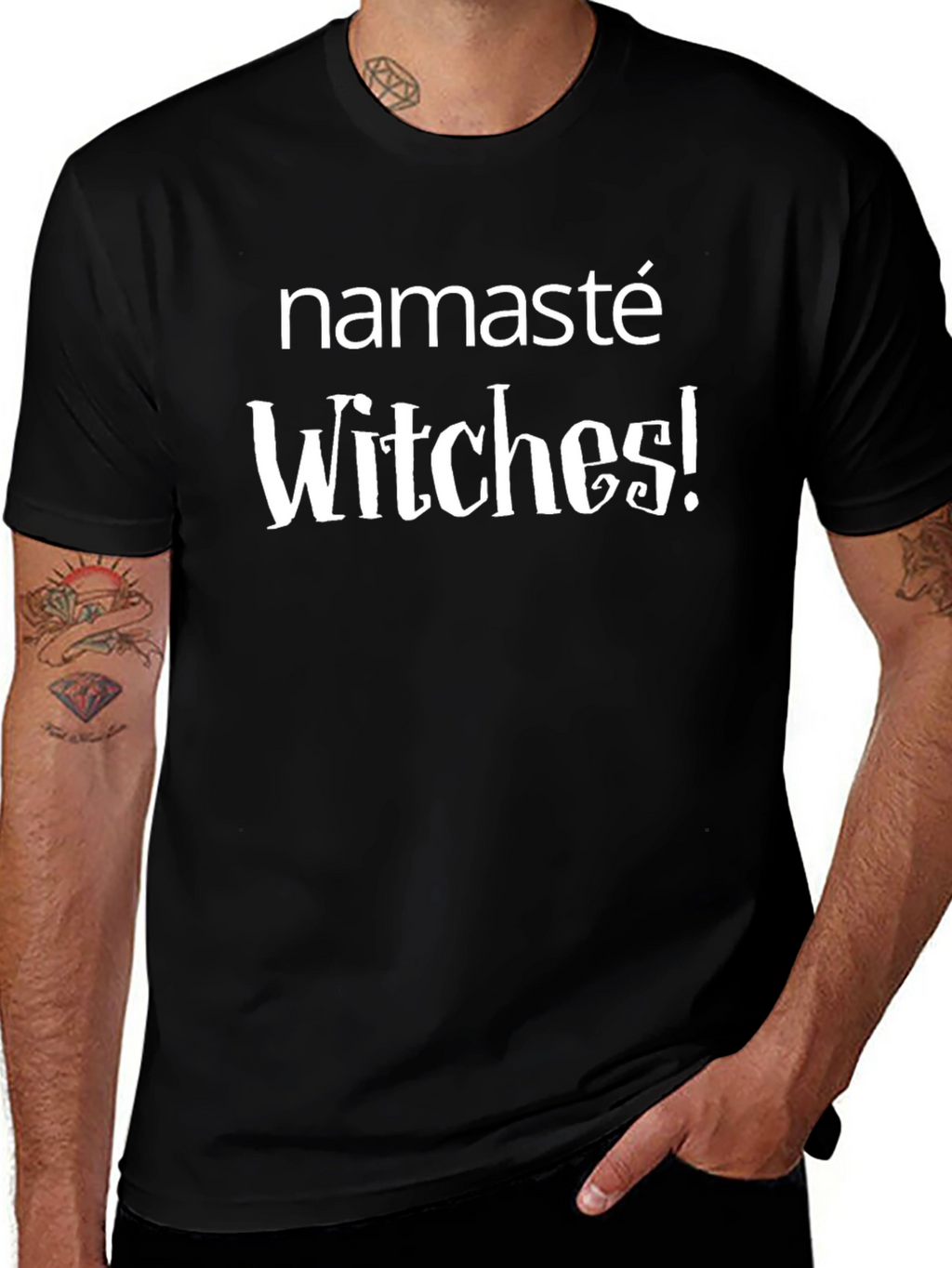 Namaste Witches Graphic Tee