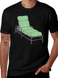 Relaxing Lounger Graphic Tee - Beach Vibes!