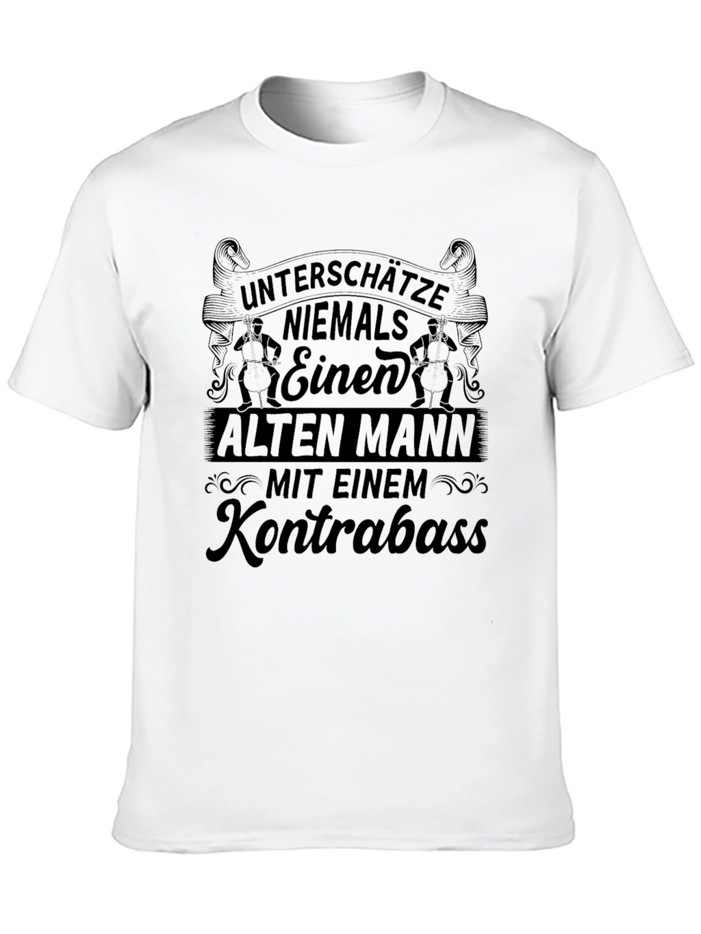 Funny Old Man & Bass T-Shirt