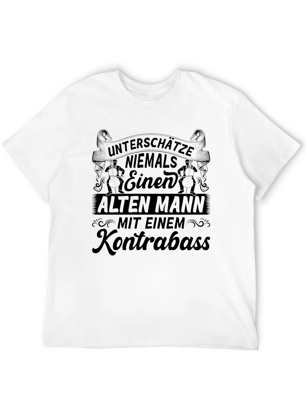 Funny Old Man & Bass T-Shirt