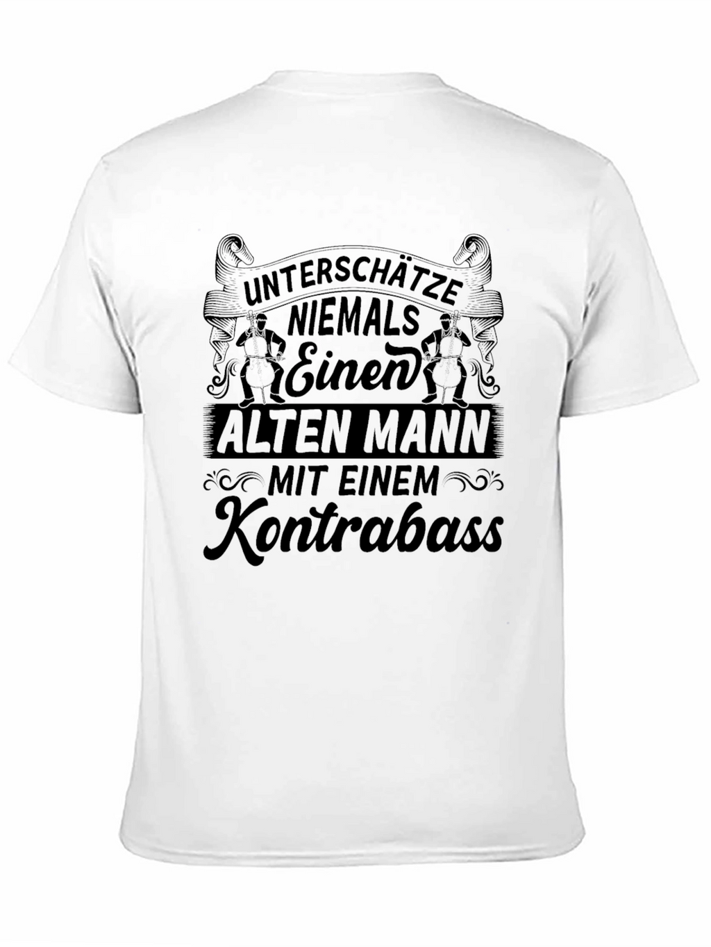 Funny Old Man & Bass T-Shirt
