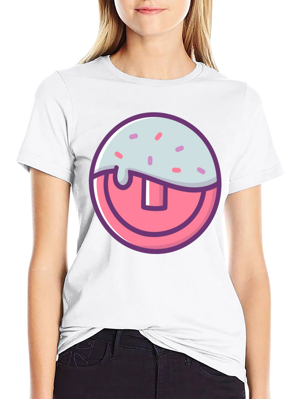 Funny Tooth Graphic T-Shirt - Black Cotton Tee