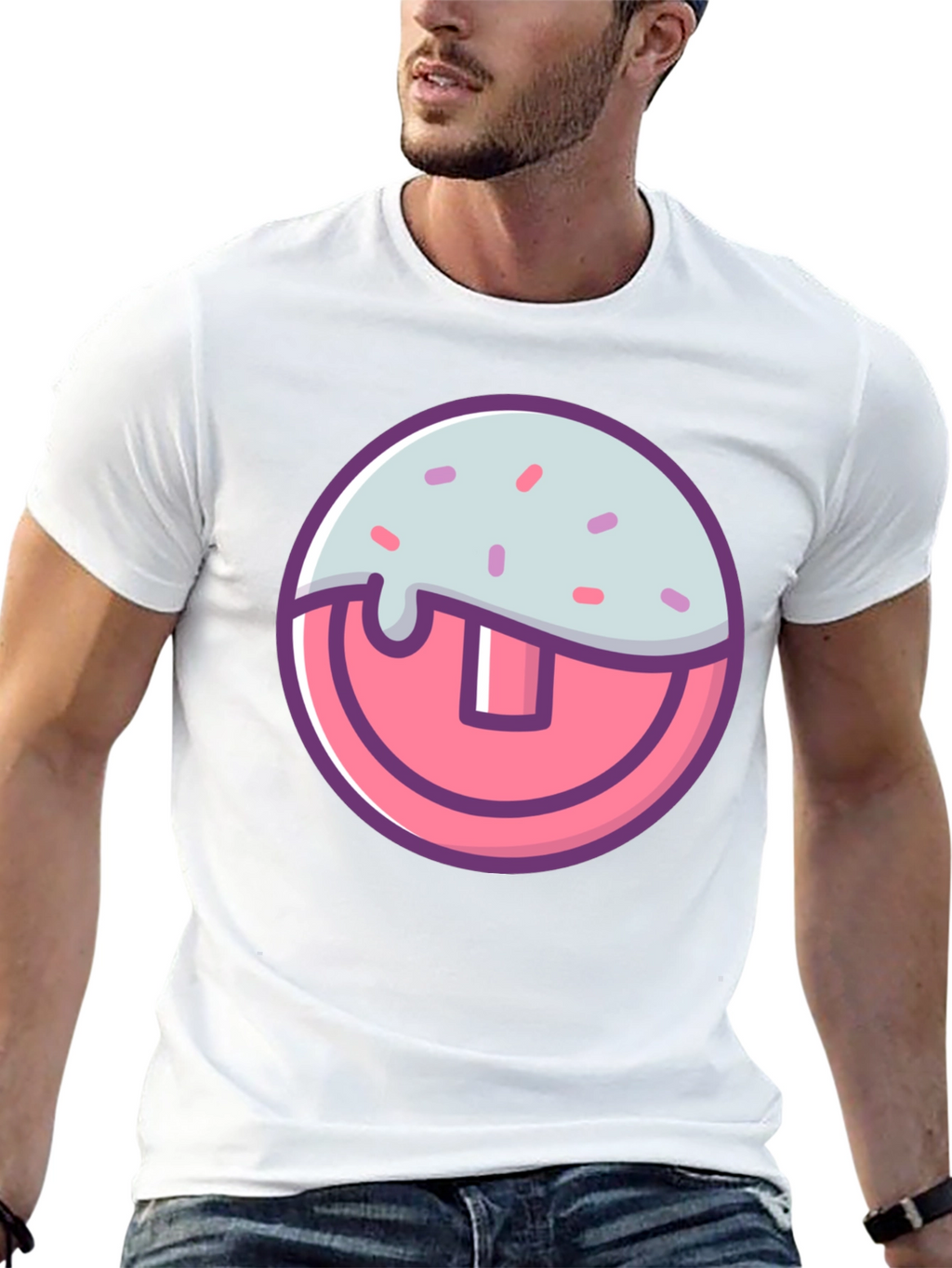 Funny Tooth Graphic T-Shirt - Black Cotton Tee