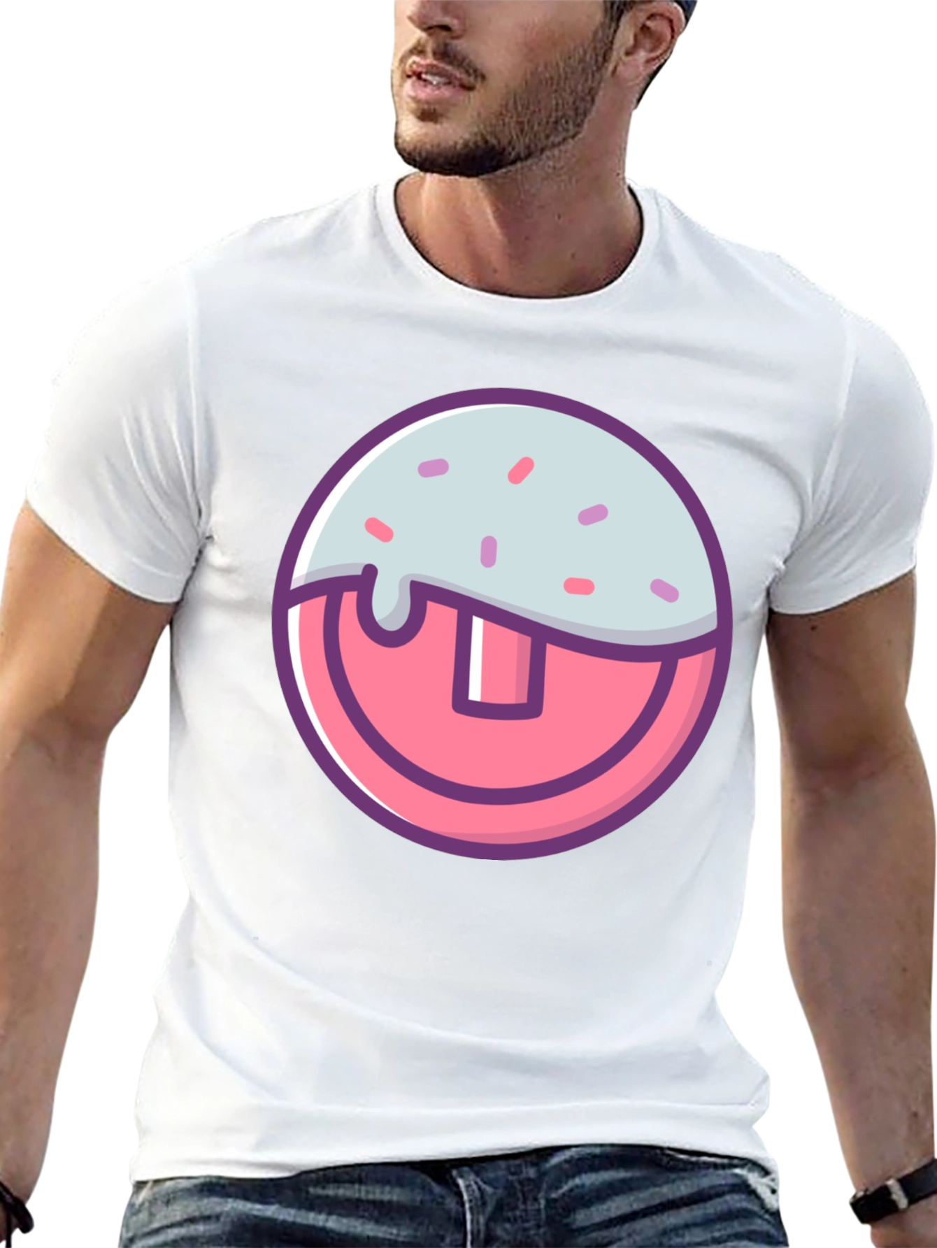 Funny Tooth Graphic T-Shirt - Black Cotton Tee