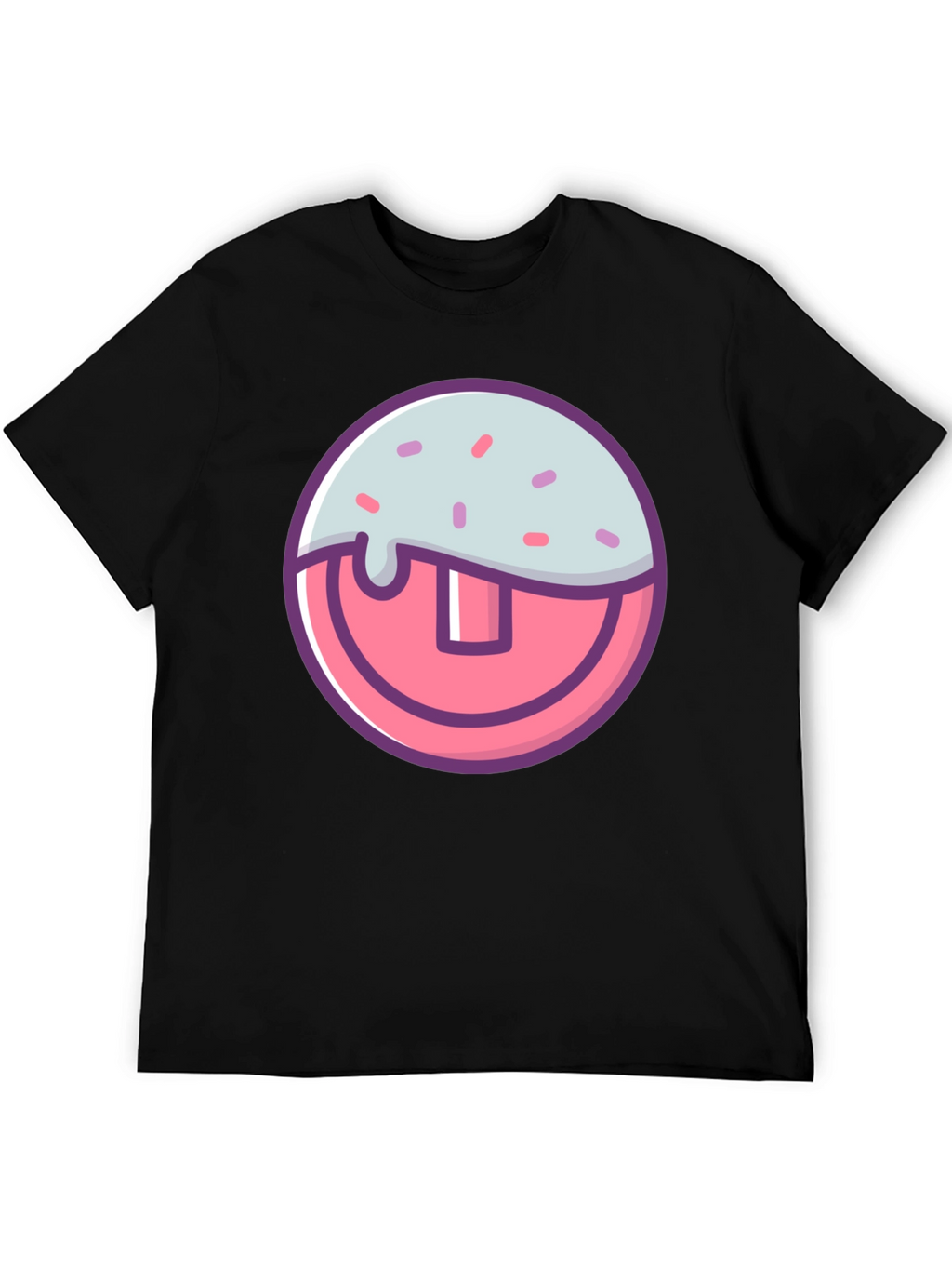 Funny Tooth Graphic T-Shirt - Black Cotton Tee