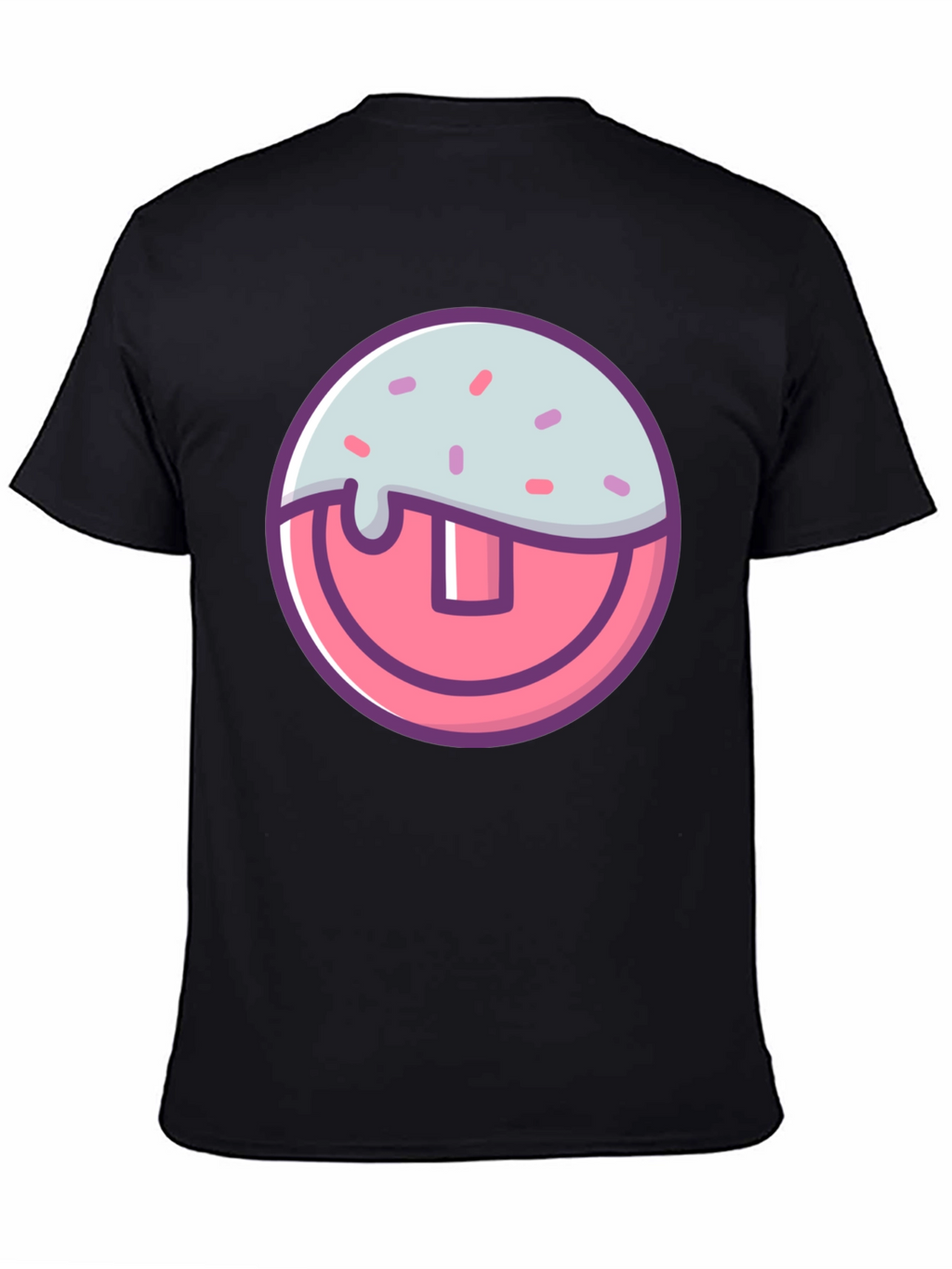Funny Tooth Graphic T-Shirt - Black Cotton Tee