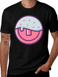 Funny Tooth Graphic T-Shirt - Black Cotton Tee