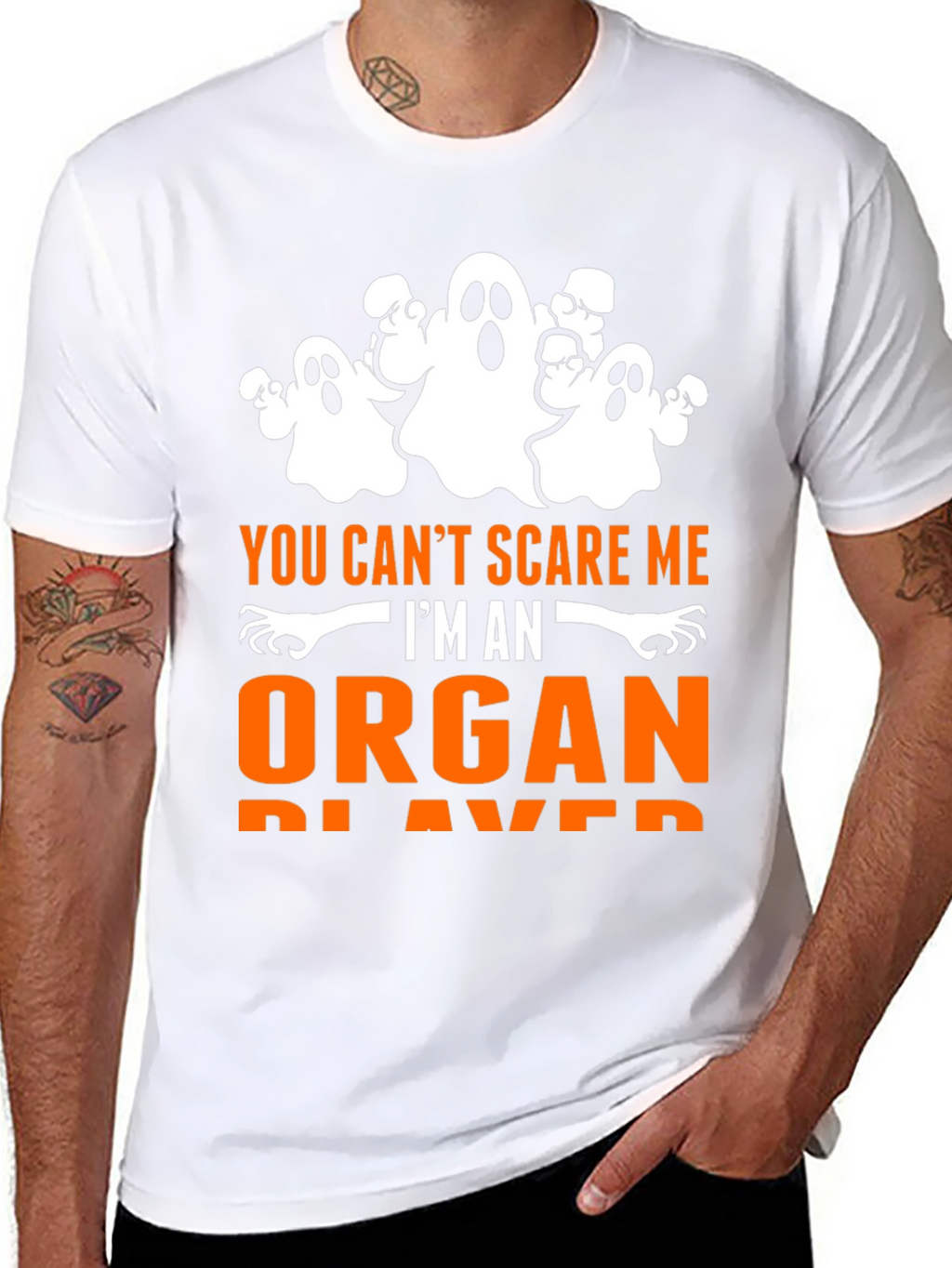 Funny Organ Player Halloween T-Shirt