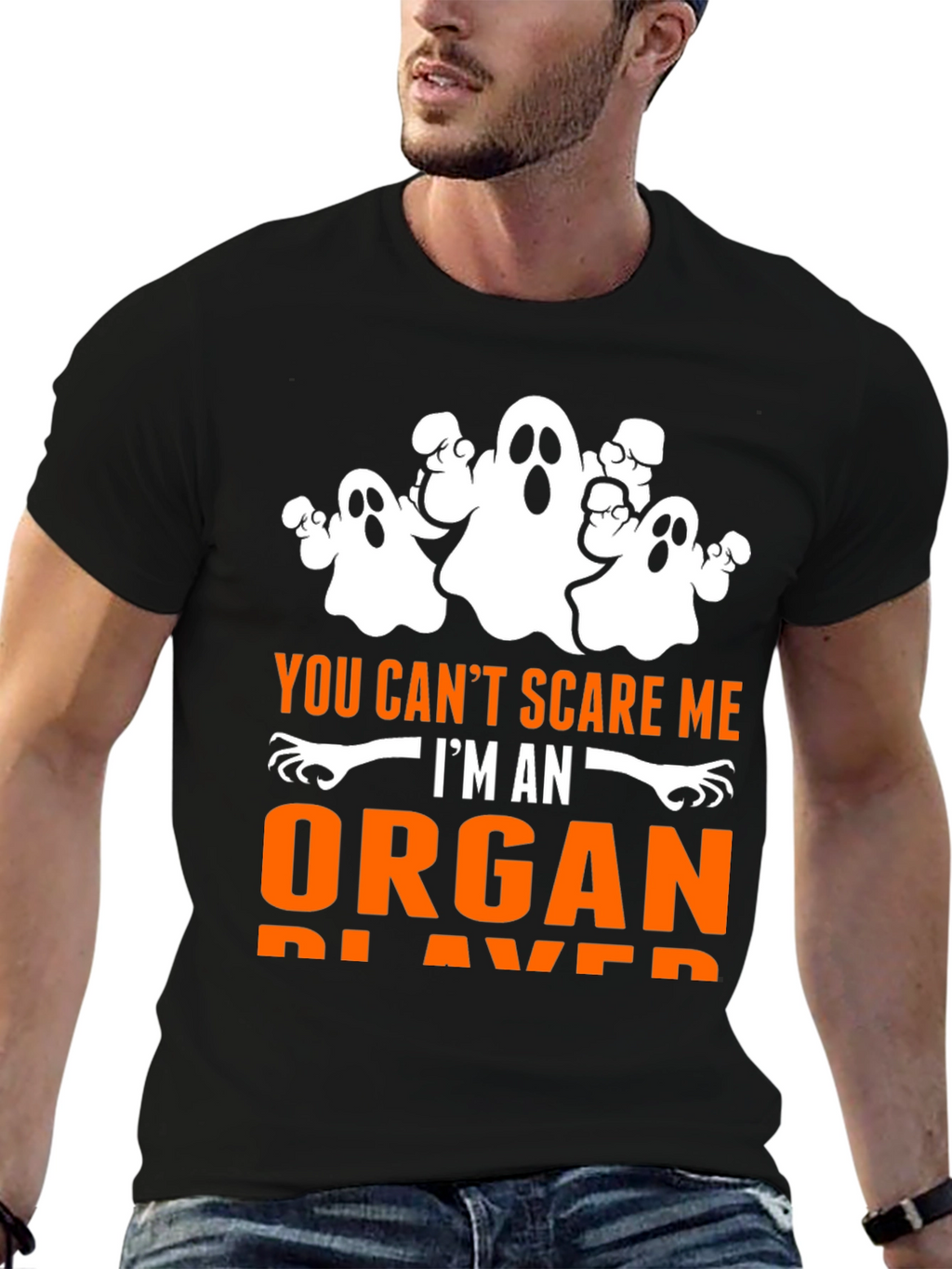 Funny Organ Player Halloween T-Shirt