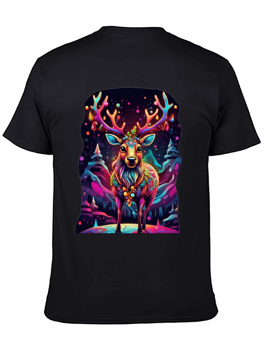 Vibrant Deer Graphic Tee