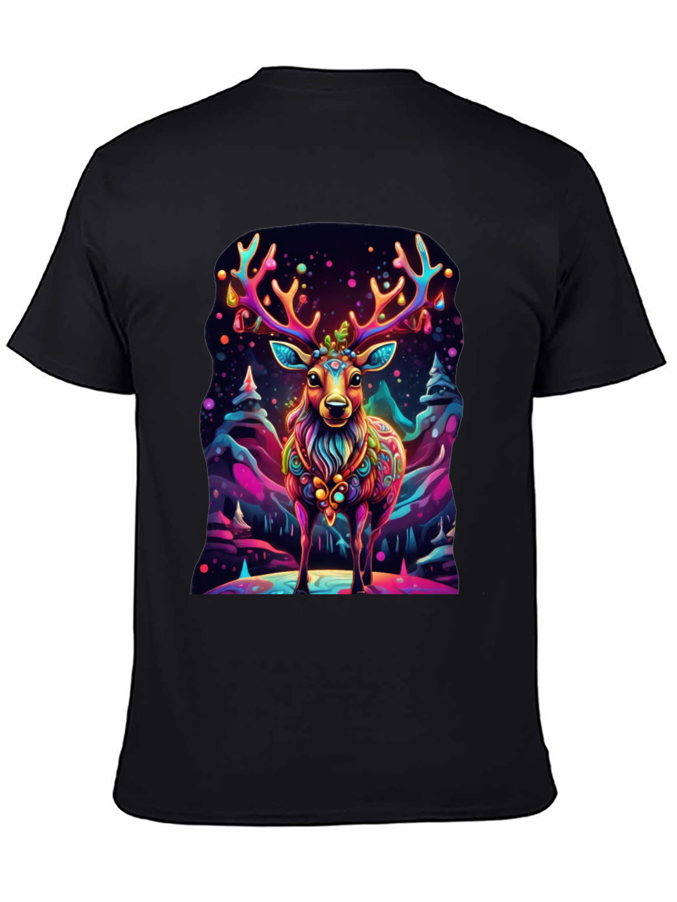 Vibrant Deer Graphic Tee