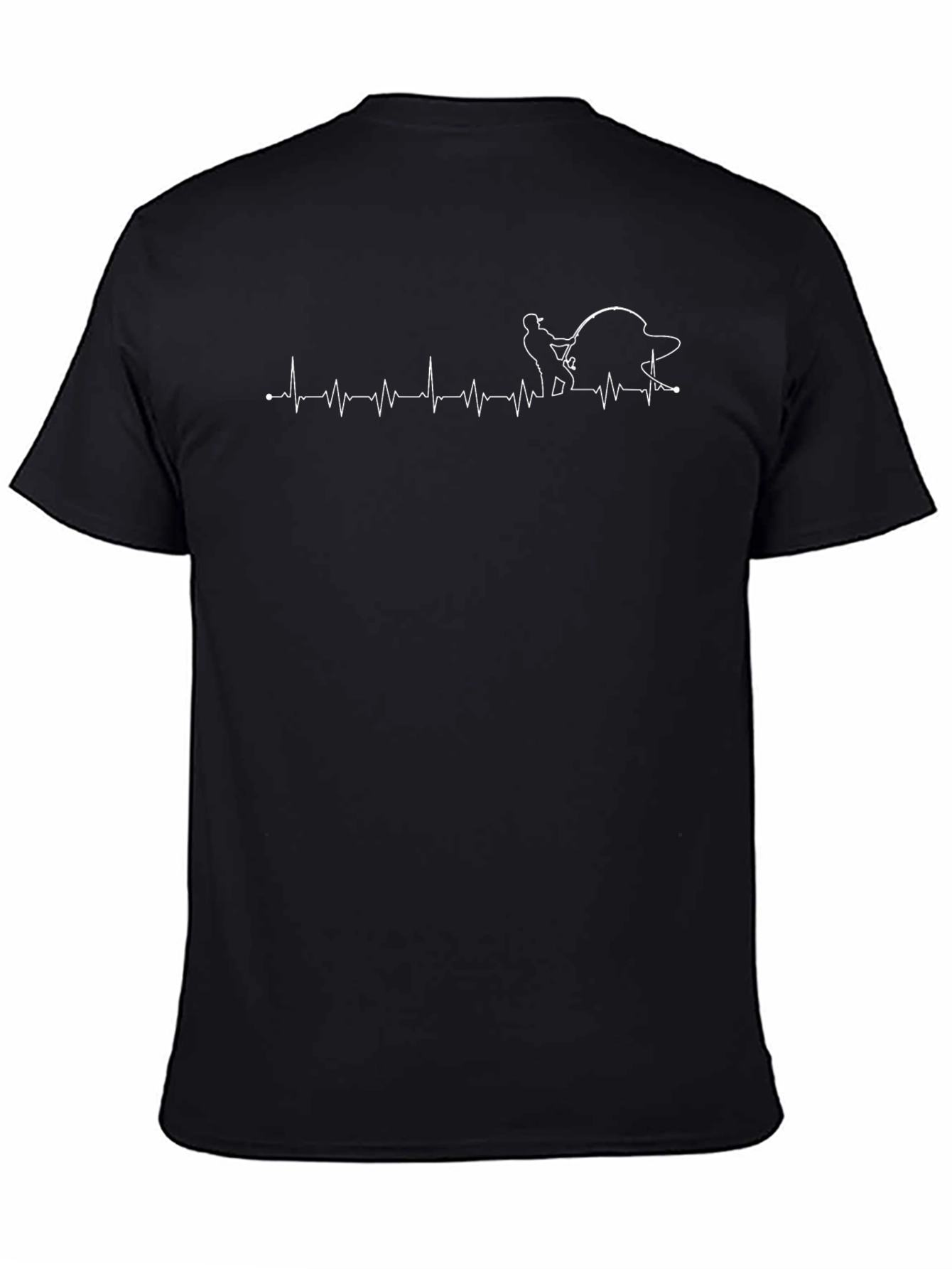 Fishing Heartbeat T-Shirt - Anglers Pulse