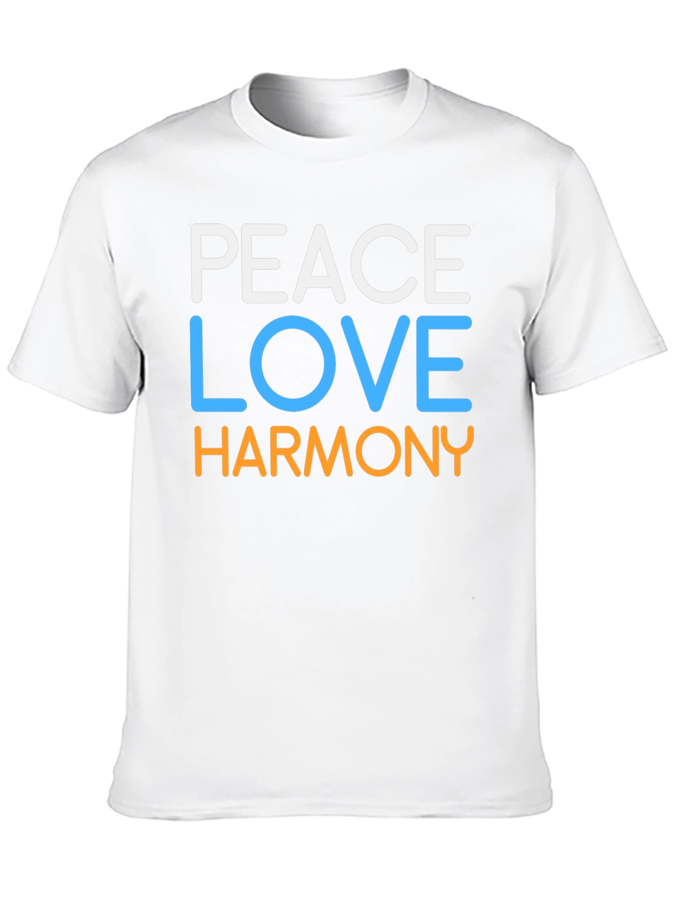 Peace Love Harmony Graphic Tee - Black