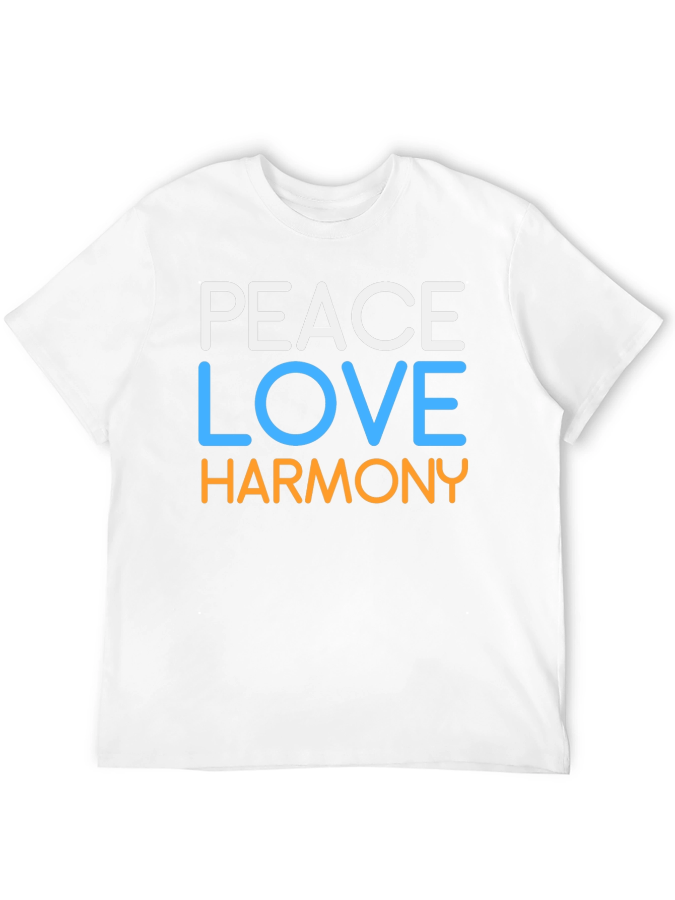 Peace Love Harmony Graphic Tee - Black
