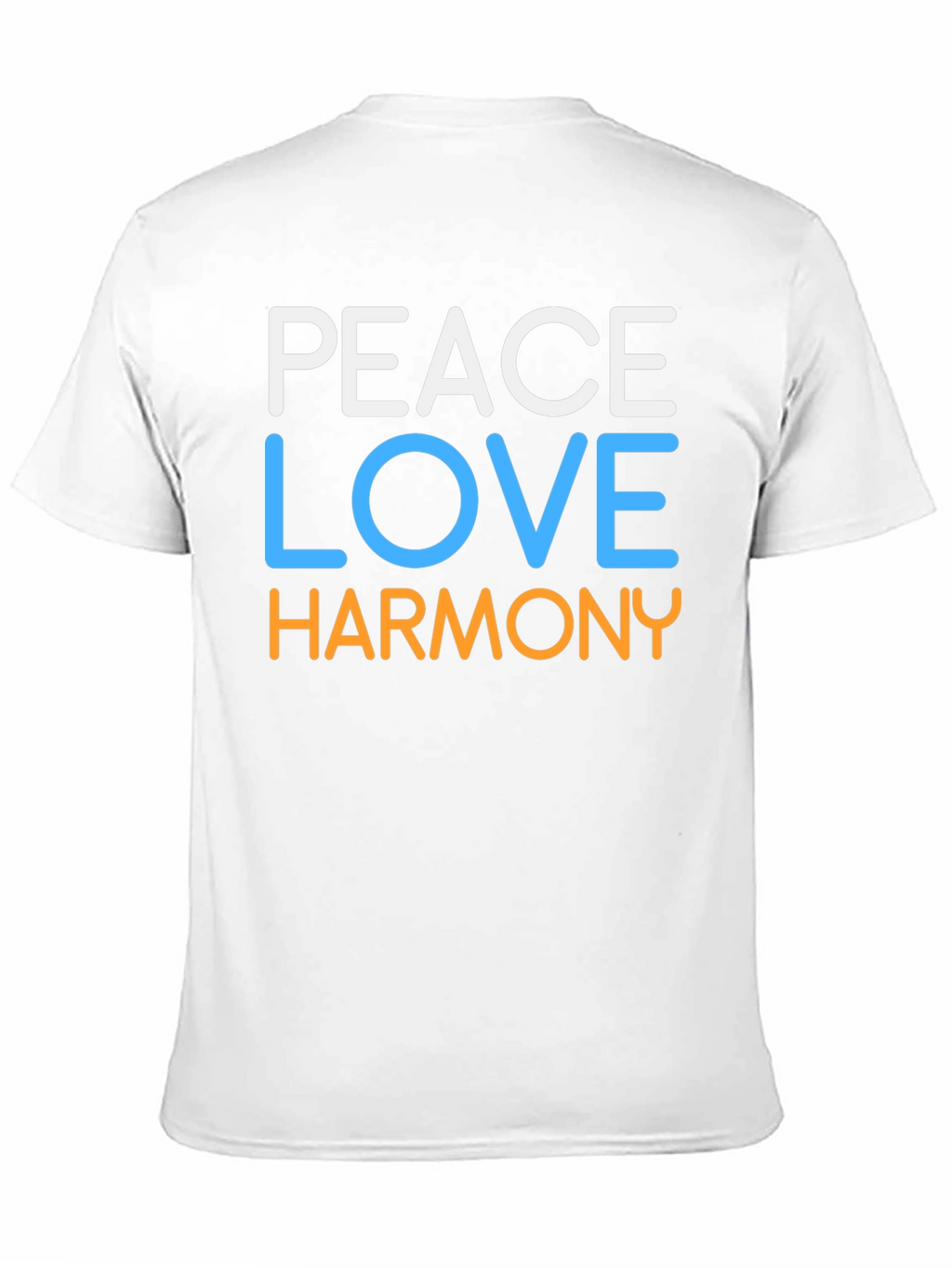 Peace Love Harmony Graphic Tee - Black