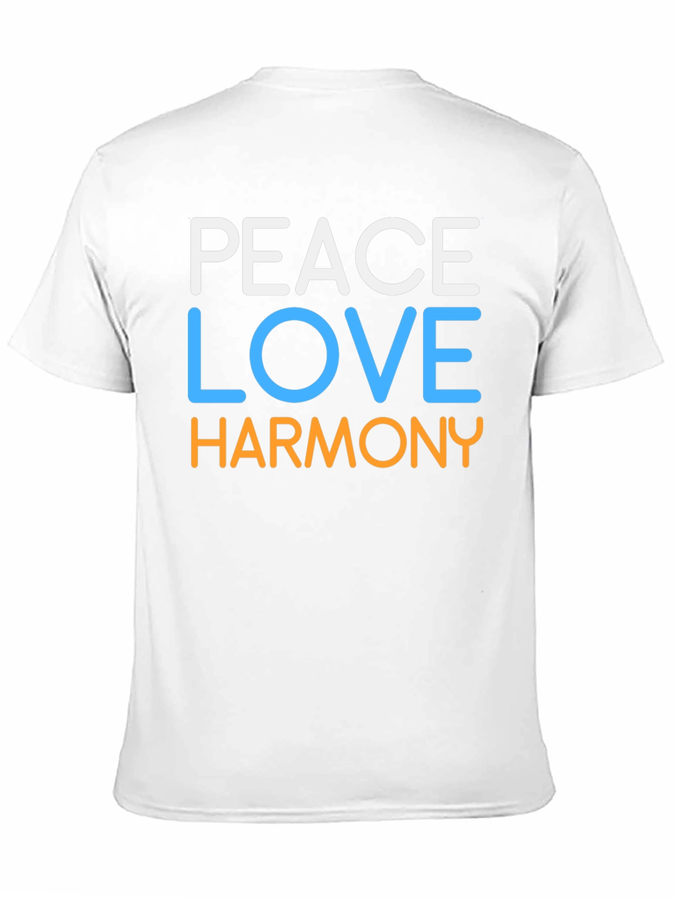 Peace Love Harmony Graphic Tee - Black
