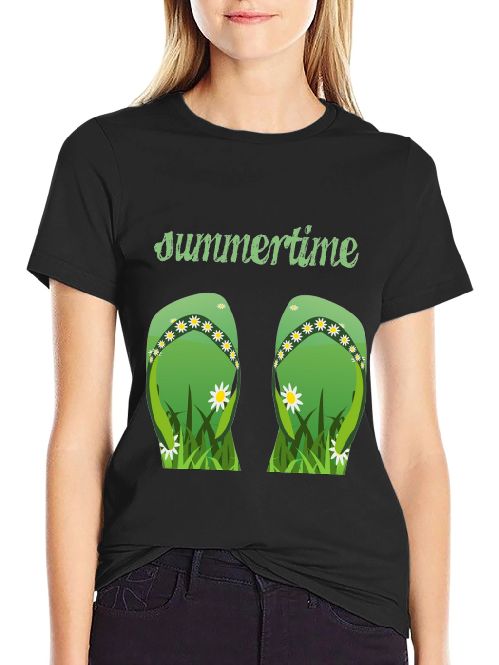 Summertime Flip Flop Graphic Tee