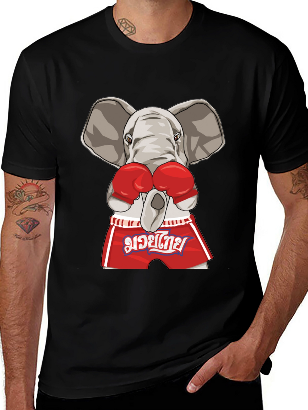 Elephant Muay Thai Boxing T-Shirt