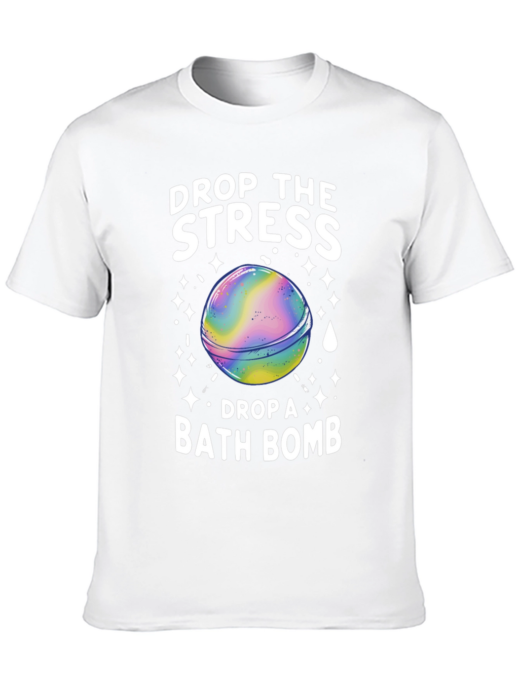 Drop the Stress Bath Bomb Graphic Tee