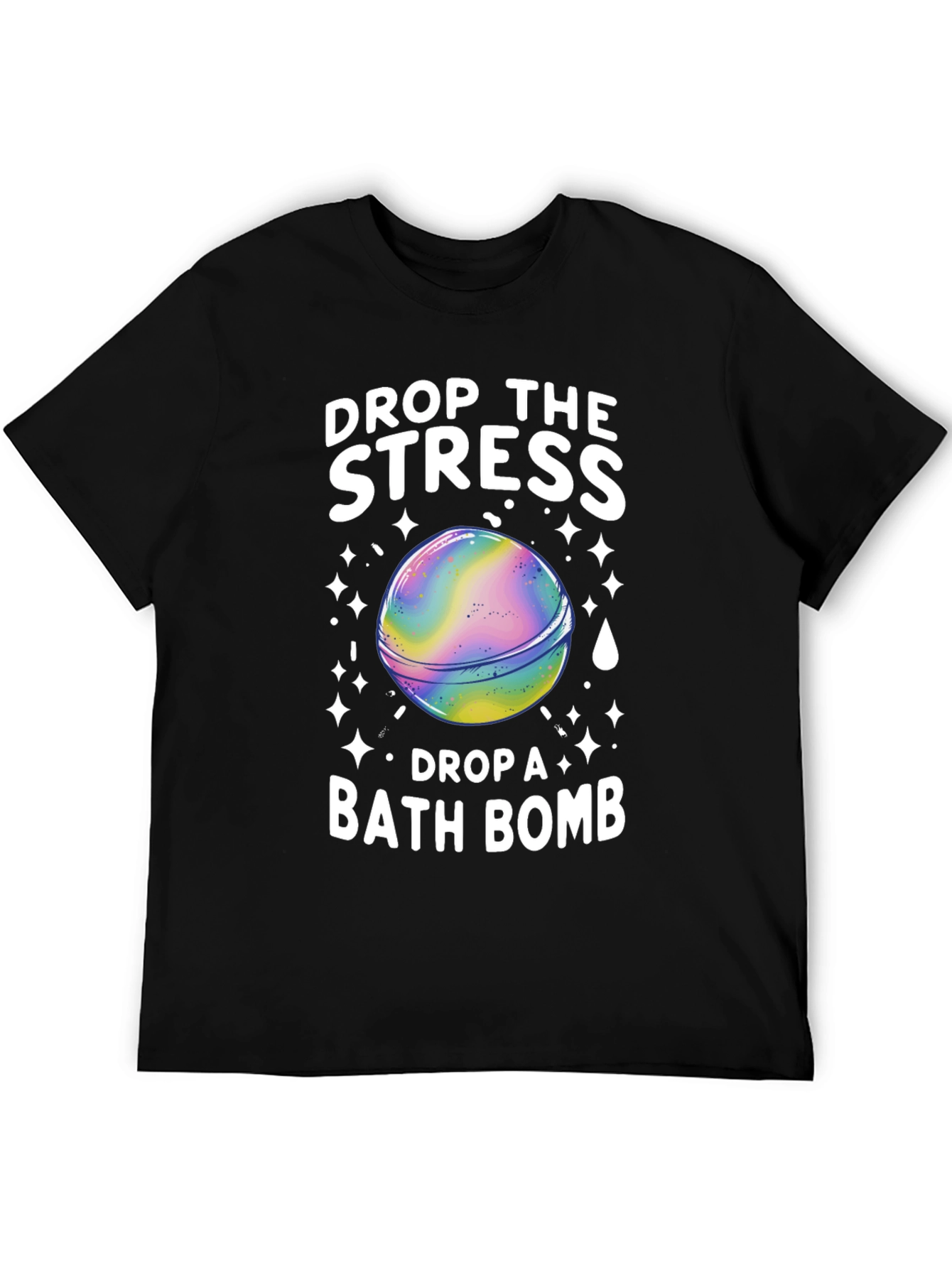 Drop the Stress Bath Bomb Graphic Tee