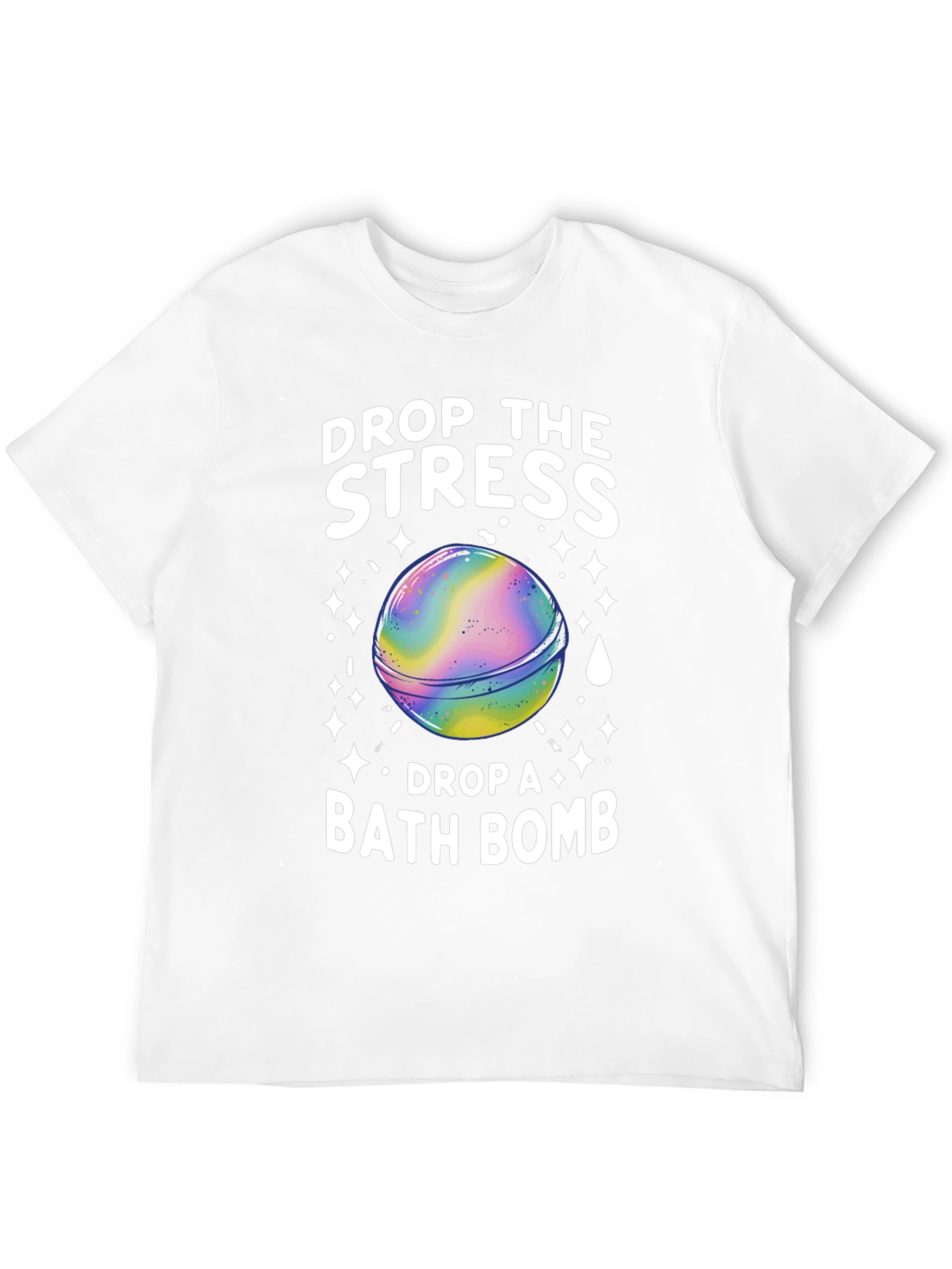 Drop the Stress Bath Bomb Graphic Tee