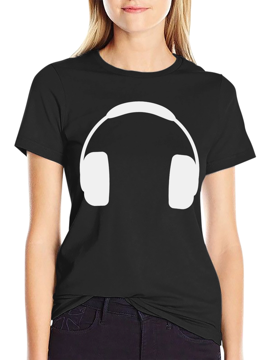 Headphone Graphic Tee - Music Lovers T-Shirt