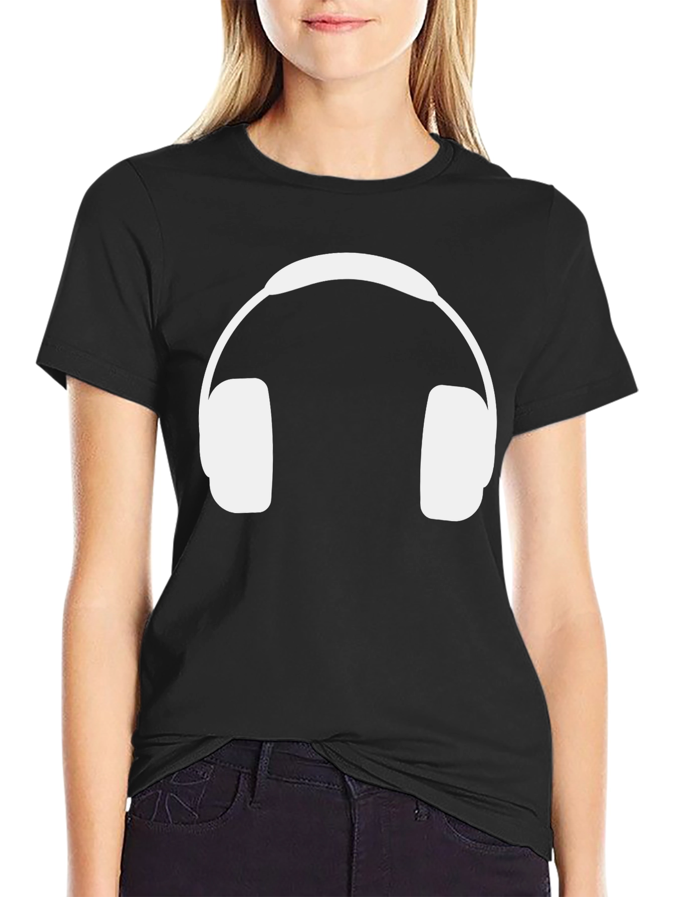 Headphone Graphic Tee - Music Lovers T-Shirt