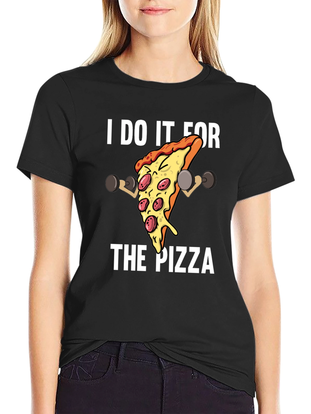 I Do It For The Pizza Graphic T-Shirt