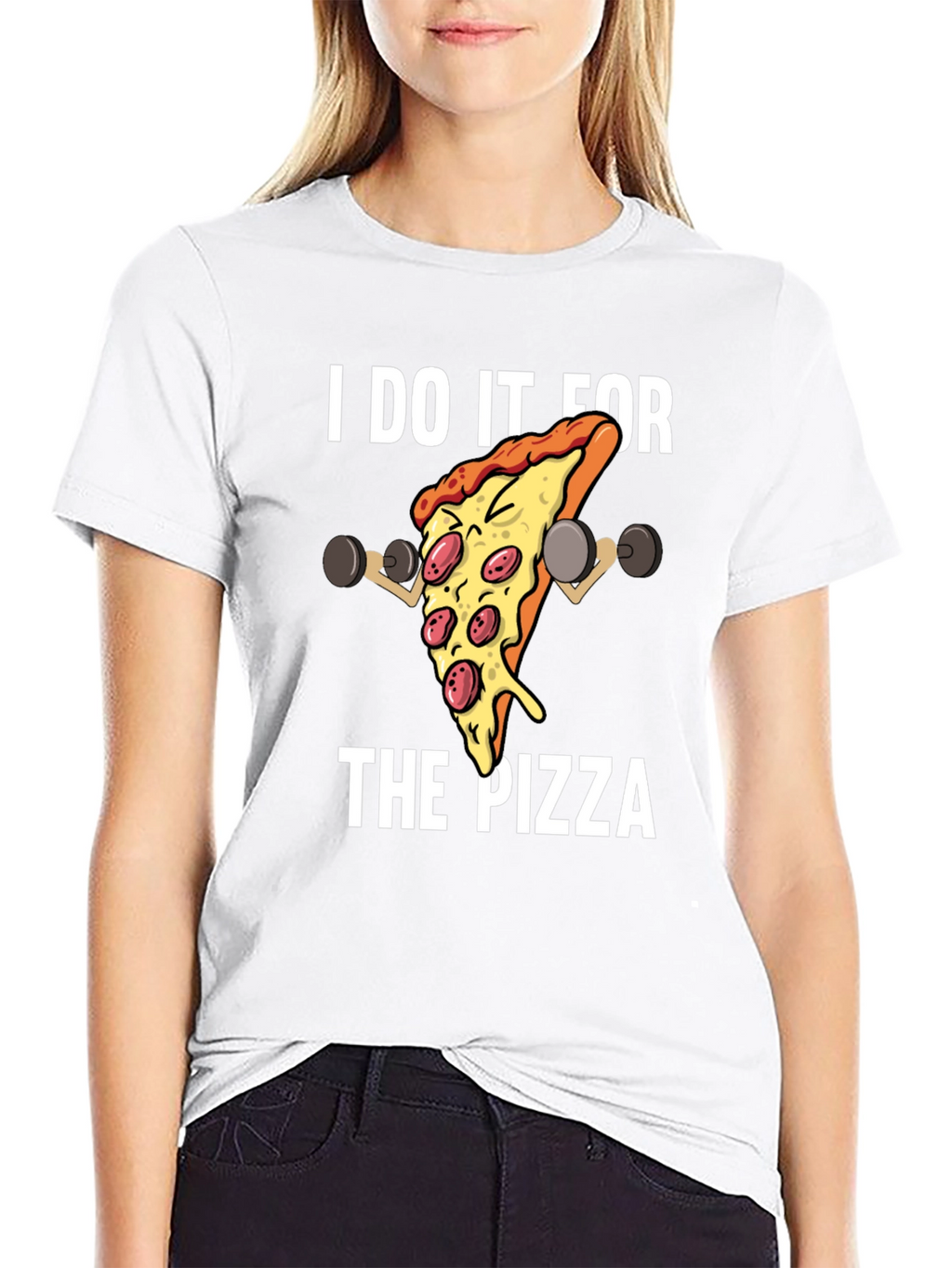 I Do It For The Pizza Graphic T-Shirt