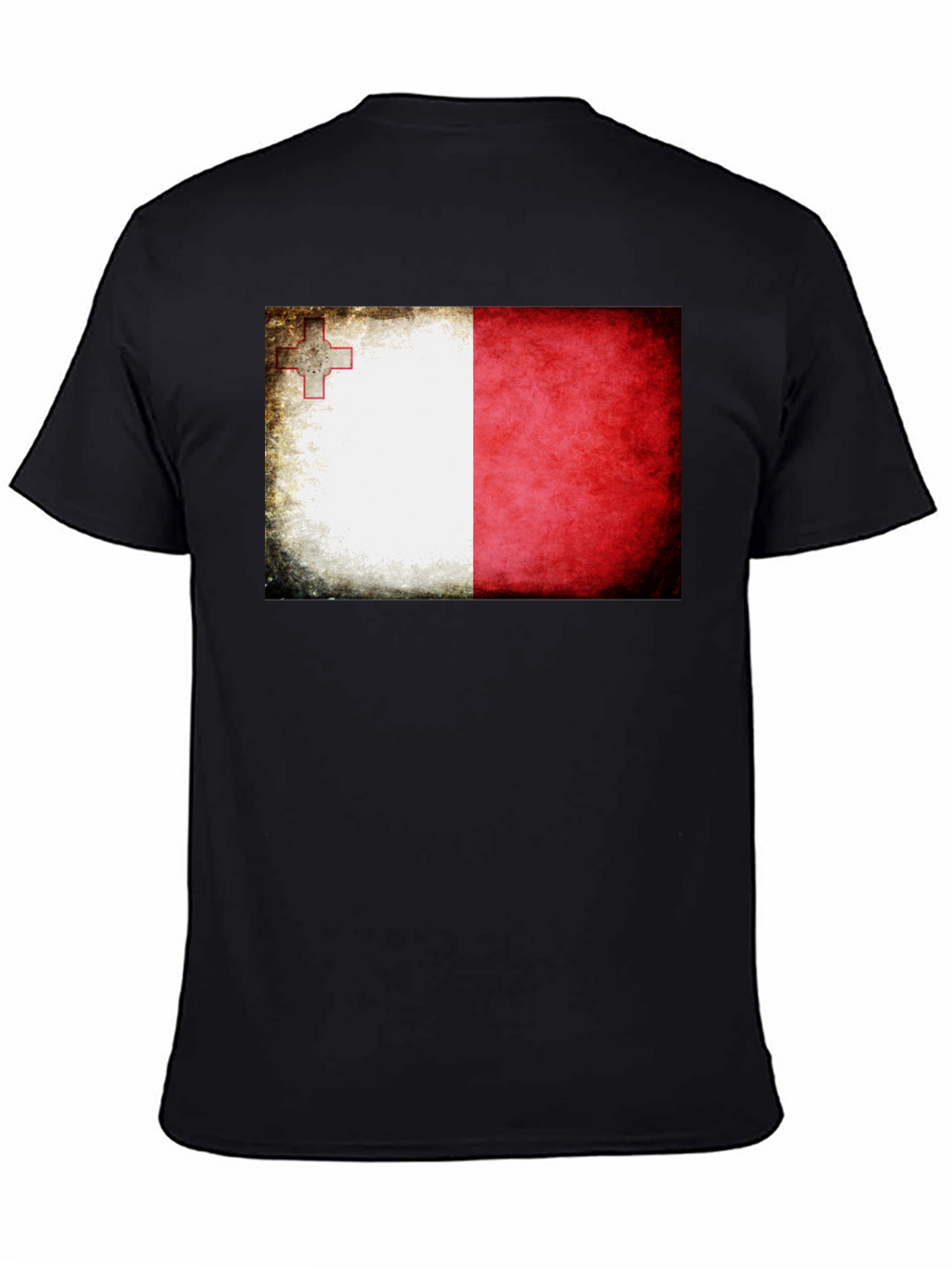 Malta Flag T-Shirt - Distressed Graphic Tee