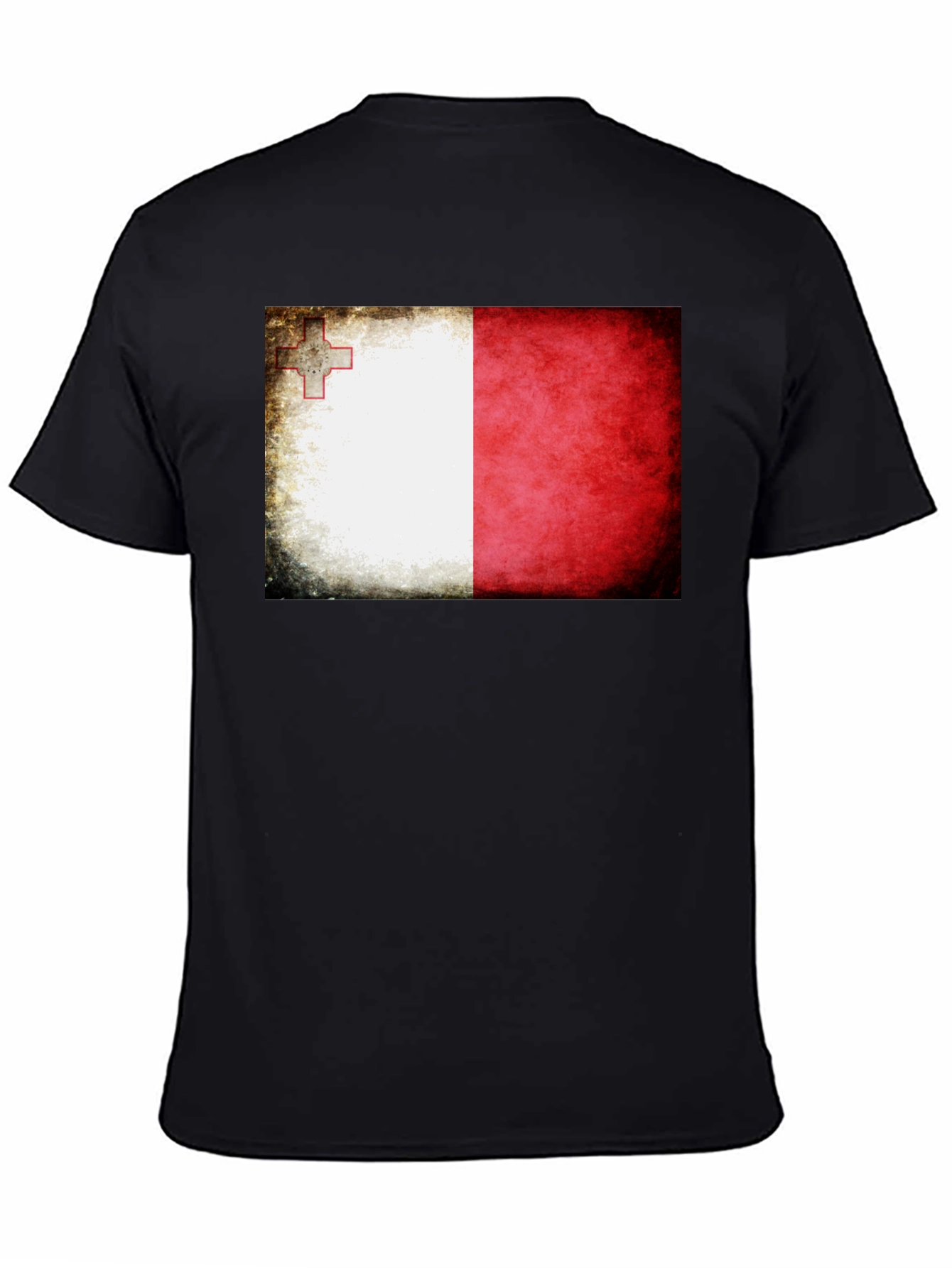 Malta Flag T-Shirt - Distressed Graphic Tee