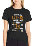 Australian Cattle Dog Barking Logic T-Shirt